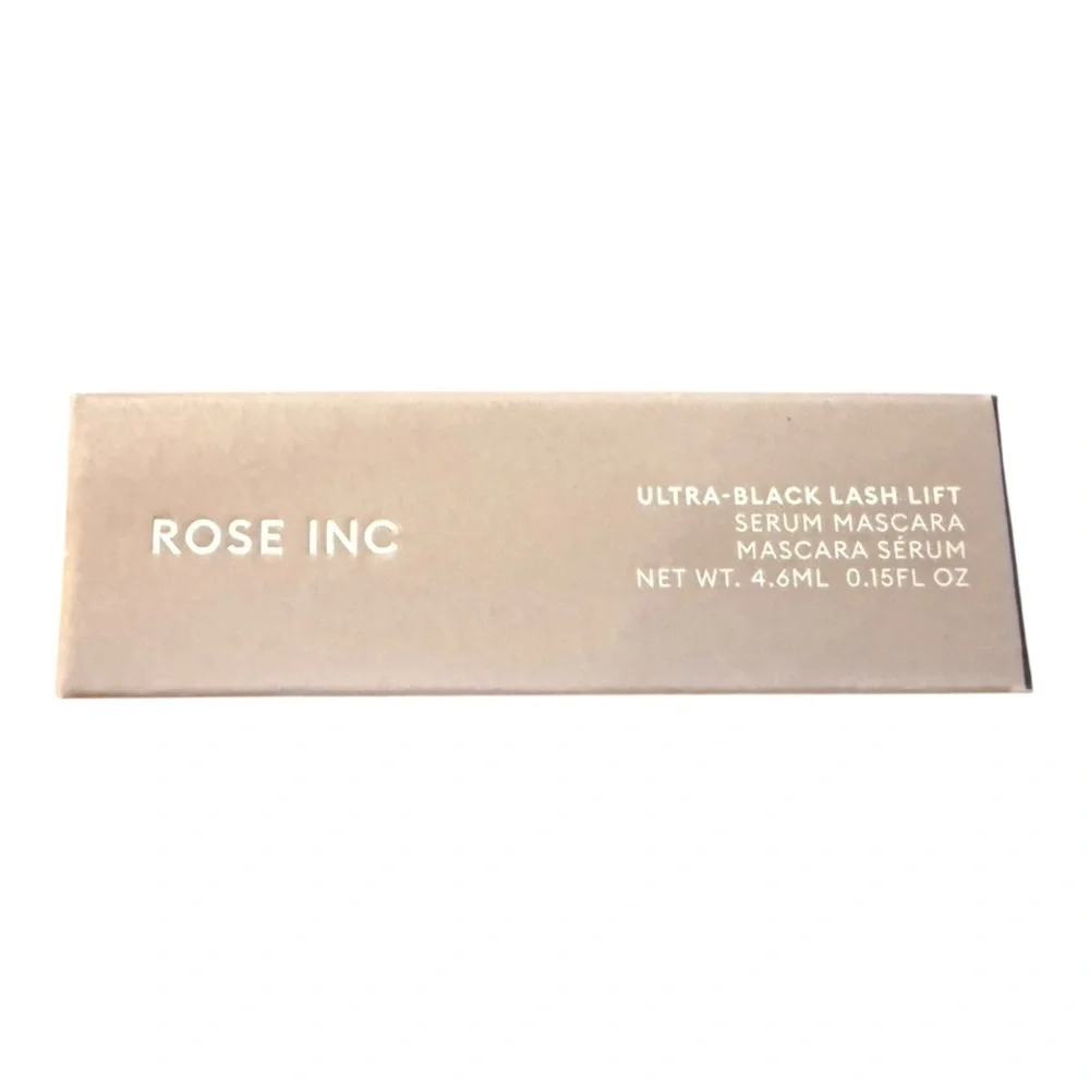 ROSE INC Ultra-Black Lash Lift Serum Mascara New In Box Clean Beauty
